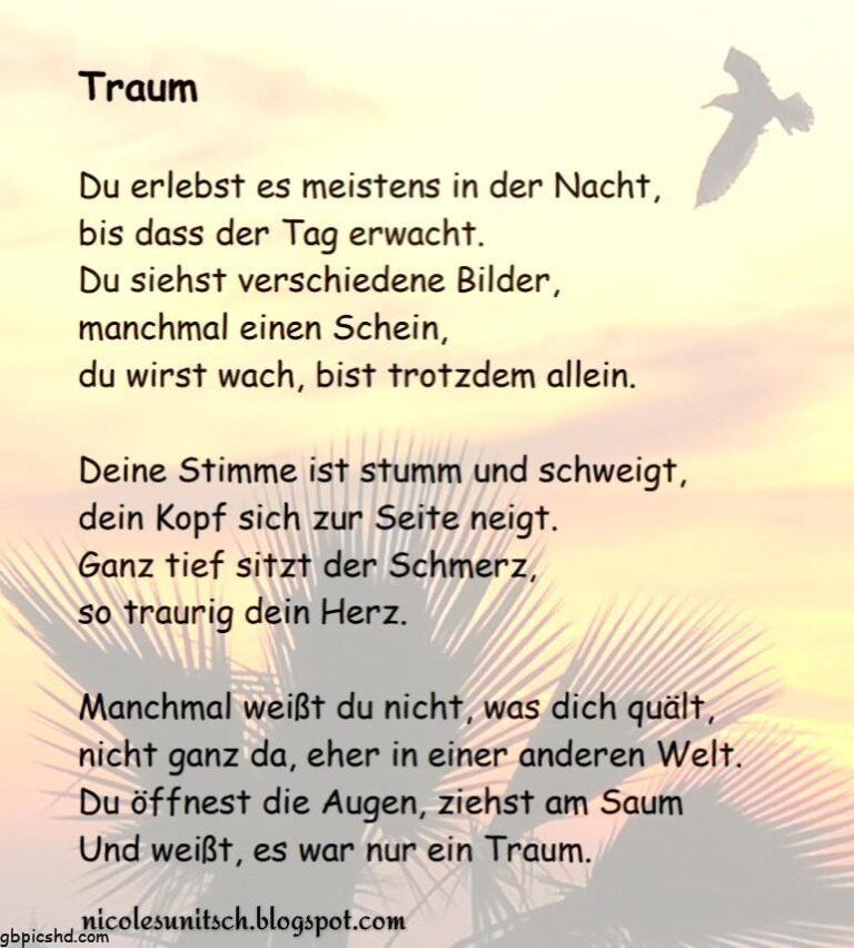 Gedichte Traeume