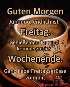Guten Morgen Freitag Bilder – Fröhliche Freitagsgrüße und Wochenendwünsche