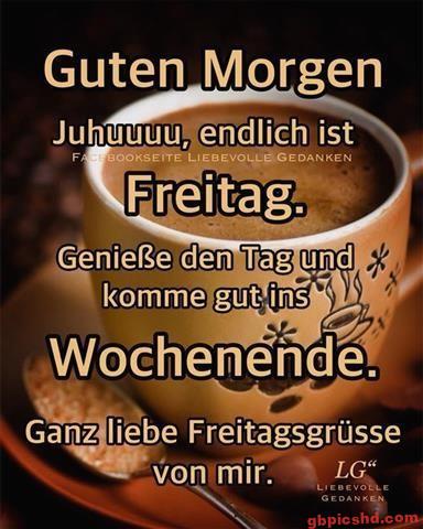 guten morgen freitag bilder