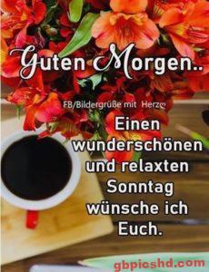 guten morgen sonntag bilder