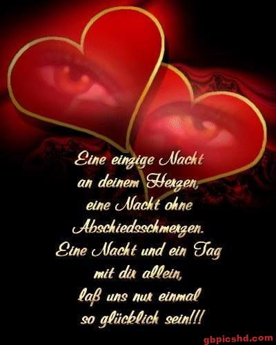 Rote Herzen vor dunklem Hintergrund mit romantischem Text für eine liebevolle Botschaft.