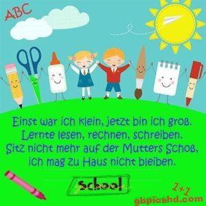 Bilder Schulanfang kostenlos – fröhliche Grüße und motivierende Sprüche zur Einschulung