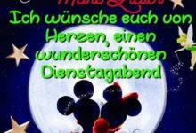 ᐅ dienstag abend bilder - Gute Nacht GB Pics