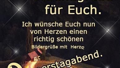 ᐅ donnerstag abend bilder kostenlos - Donnerstag GB Pics
