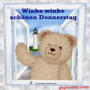 Schöne Donnerstag GIF Bilder mit lustigen und niedlichen Grüßen
