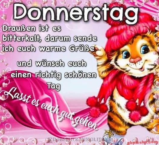ᐅ bilder donnerstag morgen - Donnerstag GB Pics bilder donnerstag morgen