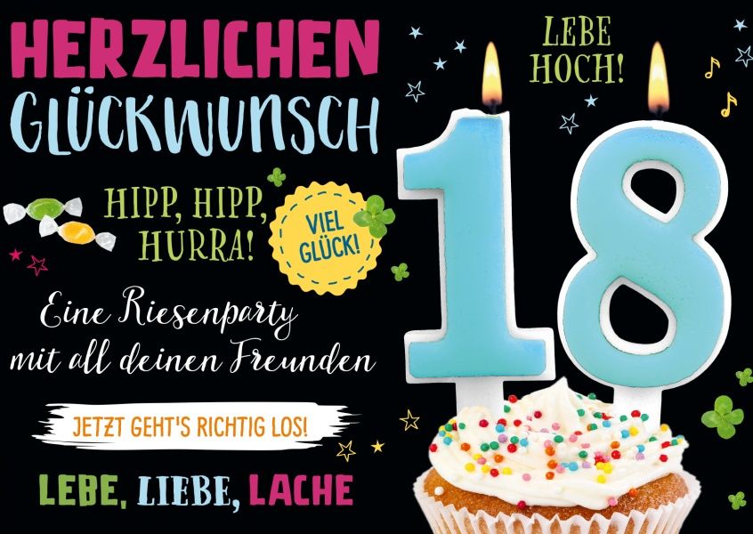 ᐅ 18 geburtstag bilder kostenlos - Geburtstag GB Pics