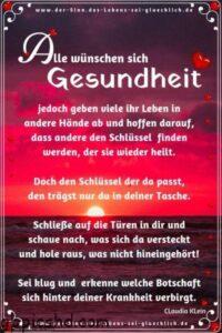 schöne sprüche bleibt gesund