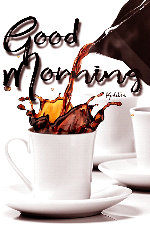 ᐅ good morning coffee cartoon - Wochentage Bilder GB Pics