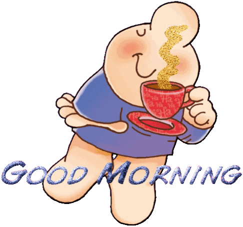 ᐅ good morning coffee cartoon - Guten Morgen GB Pics