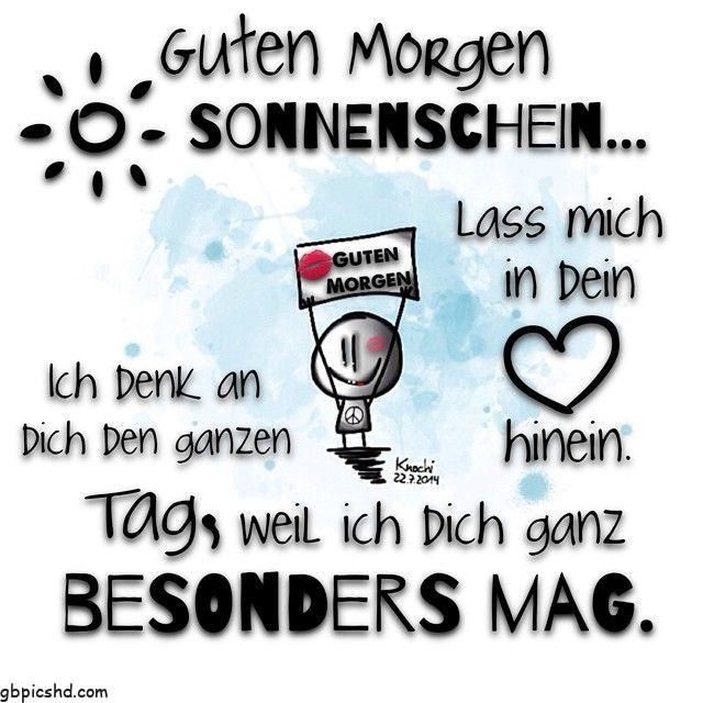 guten morgen lieber sonnenschein