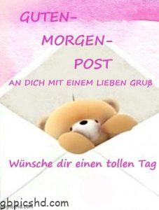 Guten Morgen Post zum Wochenende