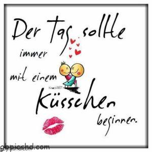 guten morgen kuss