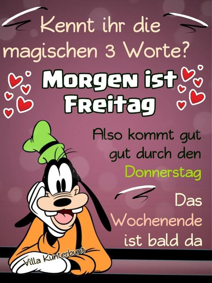 Morgen ist Freitag!