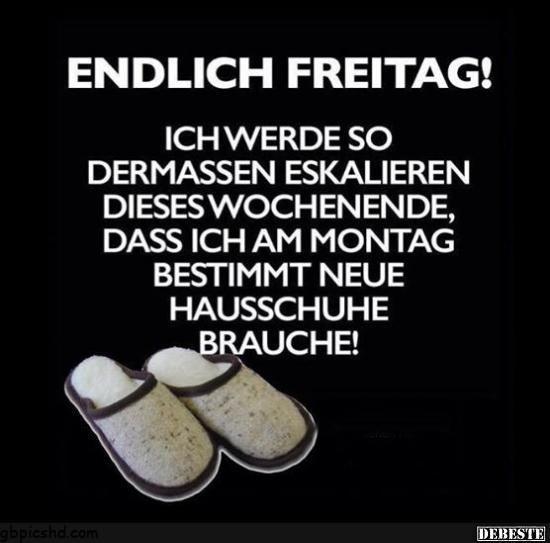 endlich freitag bilder lustig bilder und spruche