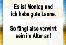 ᐅ Es ist Montag und ich habe gute Laune - Gute Nacht GB Pics