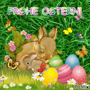 frohe ostern gif