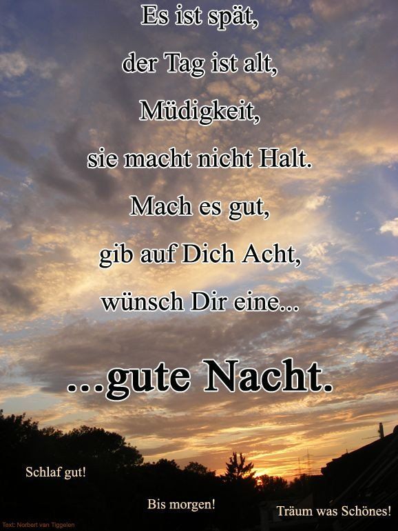 ᐅ Gute Nacht Bilder Sprüche - Gute Nacht GB Pics Gute nacht bilder spruche 001