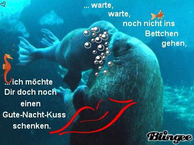 Küssendes Paar Herzen Tanz Kuss Gute Nacht