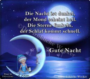 gute nacht wunsche bilder
