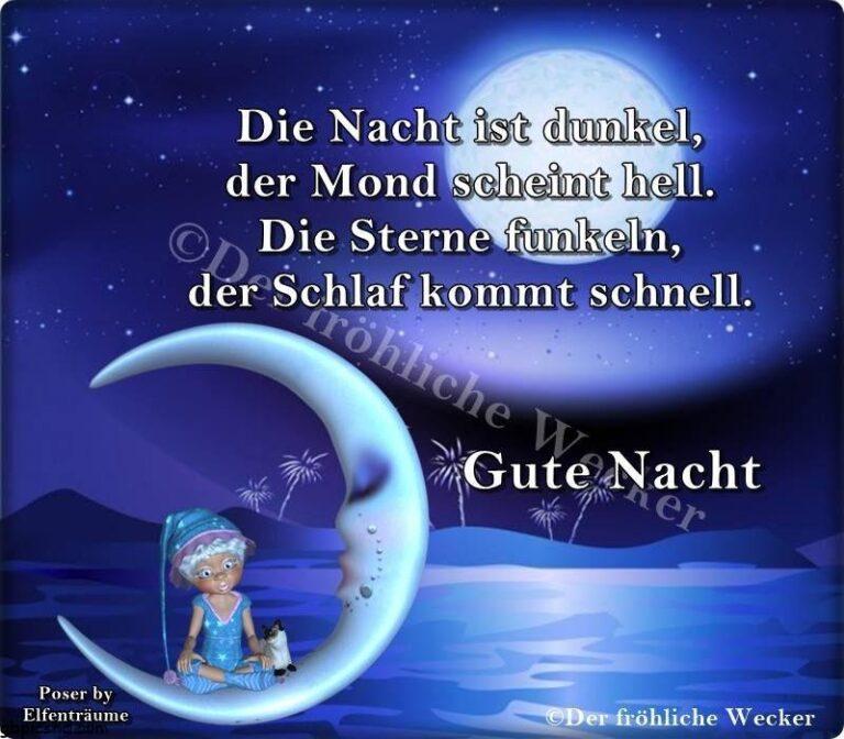 gute nacht wunsche bilder