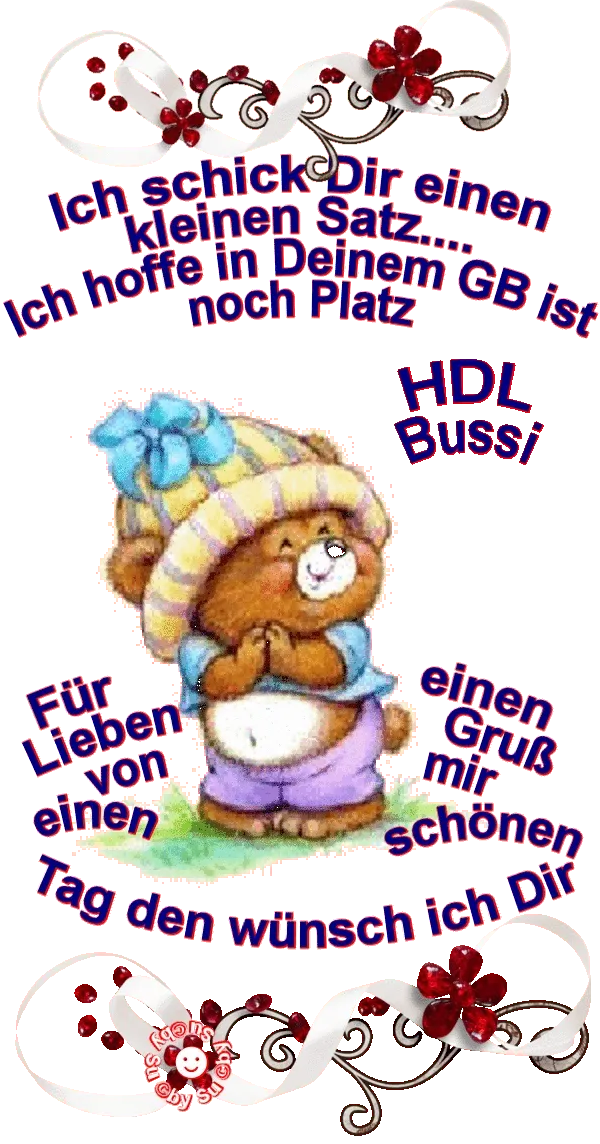 Ein bearbeiteter Bär in einem Hut mit einer Nachricht und einem grünen Hintergrund.