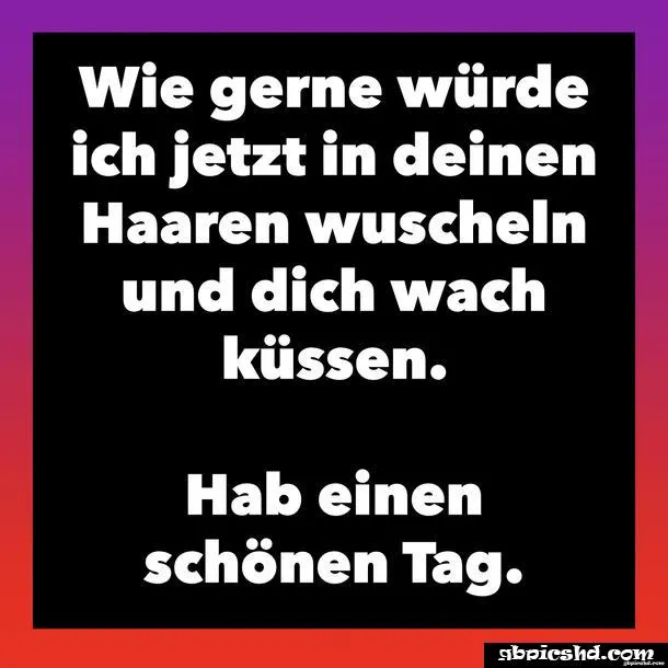 Schwarzer Text auf buntem Hintergrund mit romantischem Spruch.