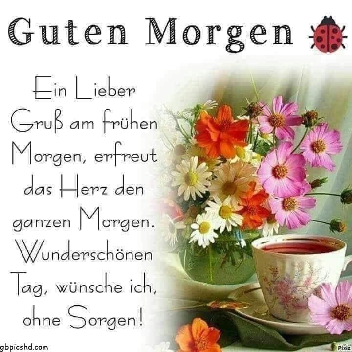 guten morgen und einen schönen tag