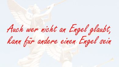 ᐅ ich glaubte auch einmal an einen engel - Wochentage Bilder GB Pics
