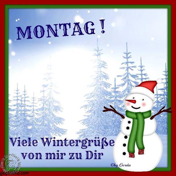 montag bilder winter