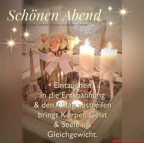 ᐅ schönen abend bilder für die seele - Schönen Abend GB Pics schönen abend bilder für die seele