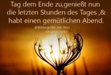 ᐅ schönen abend sprüche bilder - Wochentage Bilder GB Pics