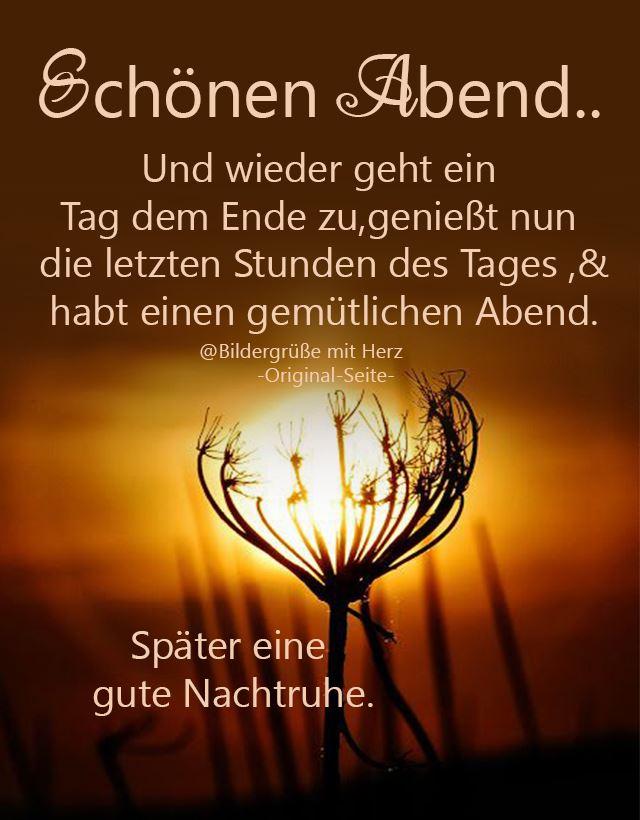 ᐅ schönen abend sprüche bilder - Schönen Abend GB Pics Schonen abend spruche bilder 001