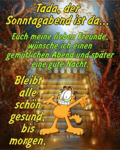 schönen sonntag abend bilder lustig