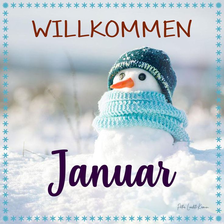 willkommen januar bilder