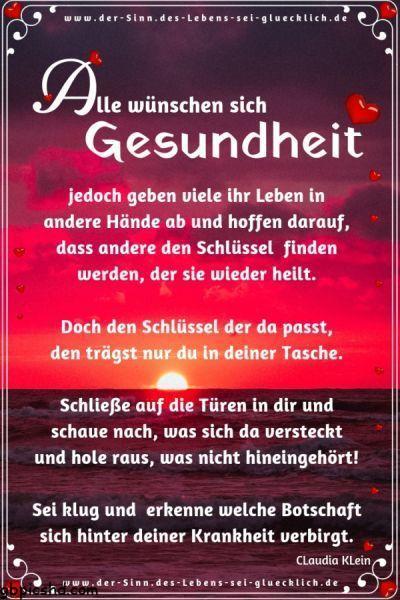 ᐅ schöne sprüche bleibt gesund - Wochentage Bilder GB Pics schöne sprüche bleibt gesund