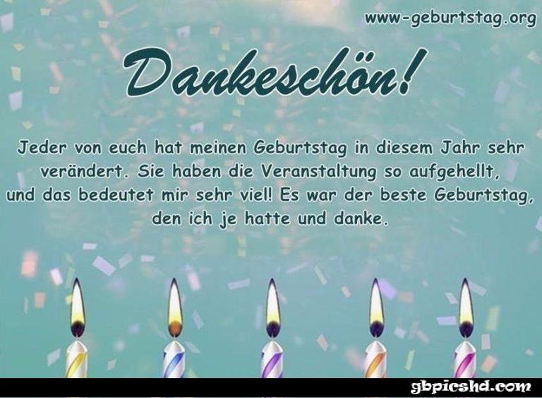 ᐅ danksagung geburtstag bilder - Guten Morgen GB Pics danksagung geburtstag bilder