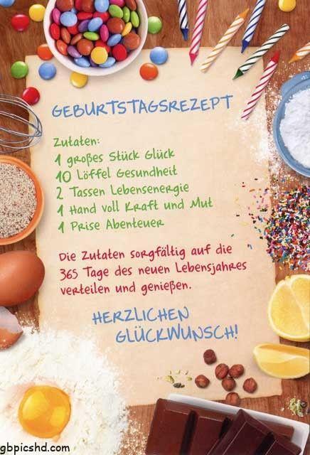 ᐅ alles gute zum geburtstag rezept - Geburtstag GB Pics alles gute zum geburtstag rezept
