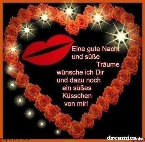 Paar Gute Nacht Verträumtes Paar Gute Nacht Kuss
