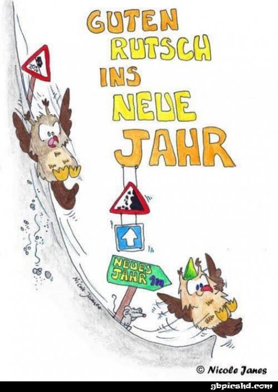 Guten rutsch penguin 003