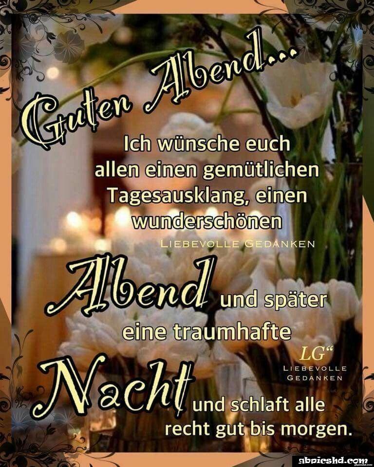 Ich wunsche euch einen schonen abend und spater eine gute nacht 006