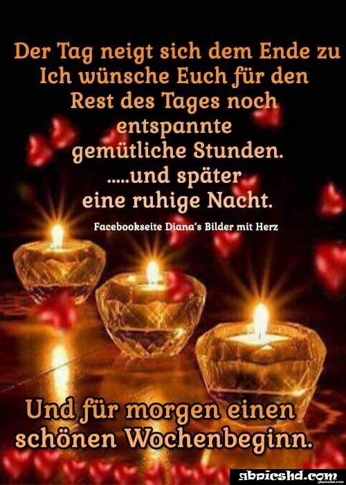 Ich wunsche euch einen schonen abend und spater eine gute nacht 025