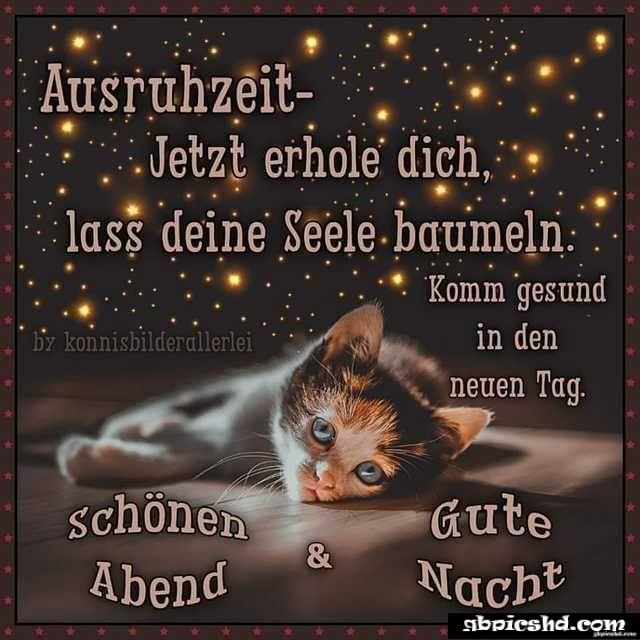 ᐅ schönen abend gute nacht bilder lustig - Schönen Abend GB Pics Schonen abend gute nacht bilder lustig 002