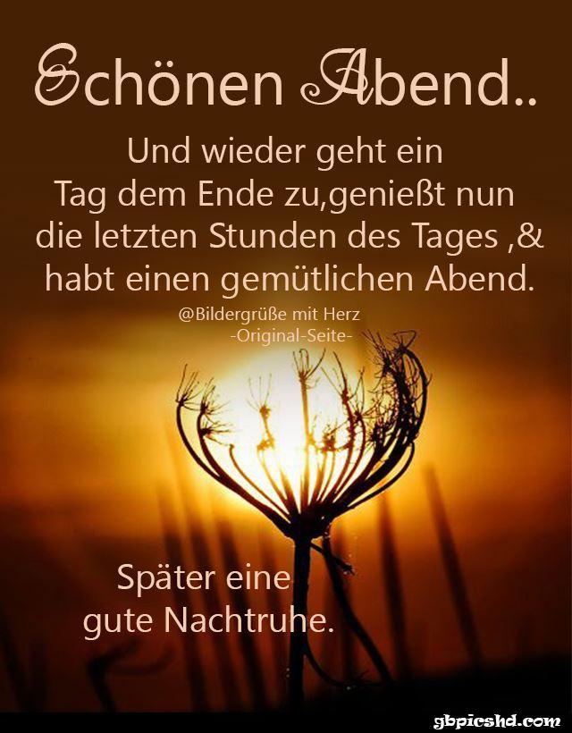 Schonen abend noch und spater eine gute gutenacht gutenabend schonenabend 001