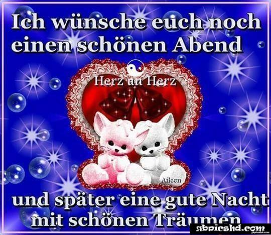 Schonen abend und spter eine gute nacht 001